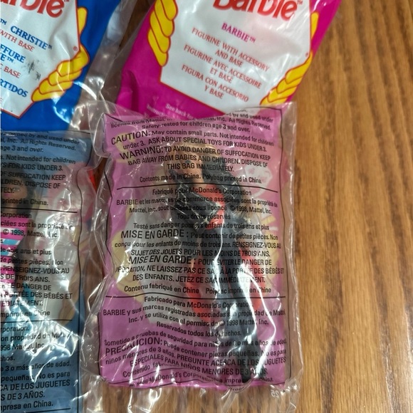 Vintage Barbie McDonald’s Happy Meal Toys Collection NIP - Picture 4 of 4